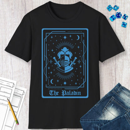 Printify T-Shirt The Paladin Tarot Card T-Shirt