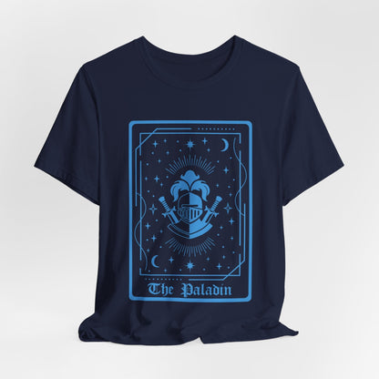 Printify T-Shirt Navy / S The Paladin Tarot Card T-Shirt