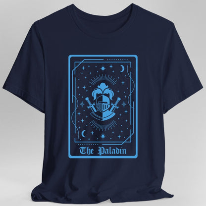Printify T-Shirt Navy / S The Paladin Tarot Card T-Shirt