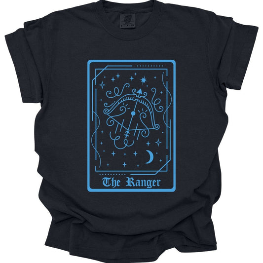 Printify T-Shirt Black / S The Ranger Tarot Card T-Shirt - Comfort Colors