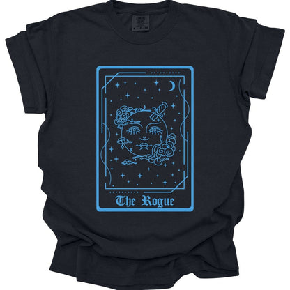 Printify T-Shirt Black / S The Rogue Tarot Card T-Shirt - Comfort Colors