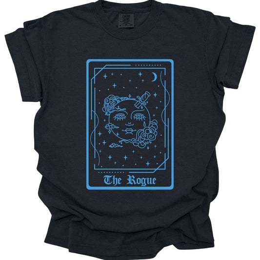 Printify T-Shirt Black / S The Rogue Tarot Card T-Shirt - Comfort Colors