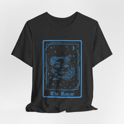 Printify T-Shirt Dark Heather / S The Rogue Tarot Card T-Shirt