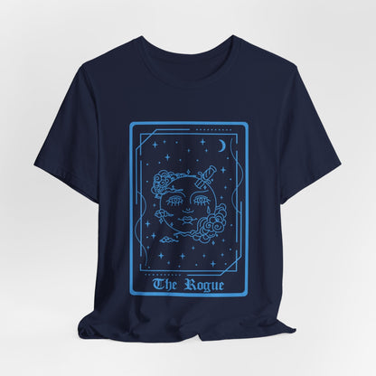 Printify T-Shirt Navy / S The Rogue Tarot Card T-Shirt