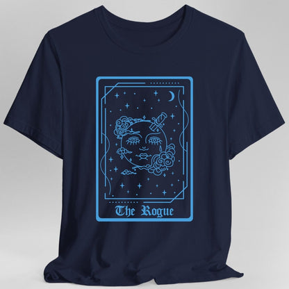 Printify T-Shirt Navy / S The Rogue Tarot Card T-Shirt