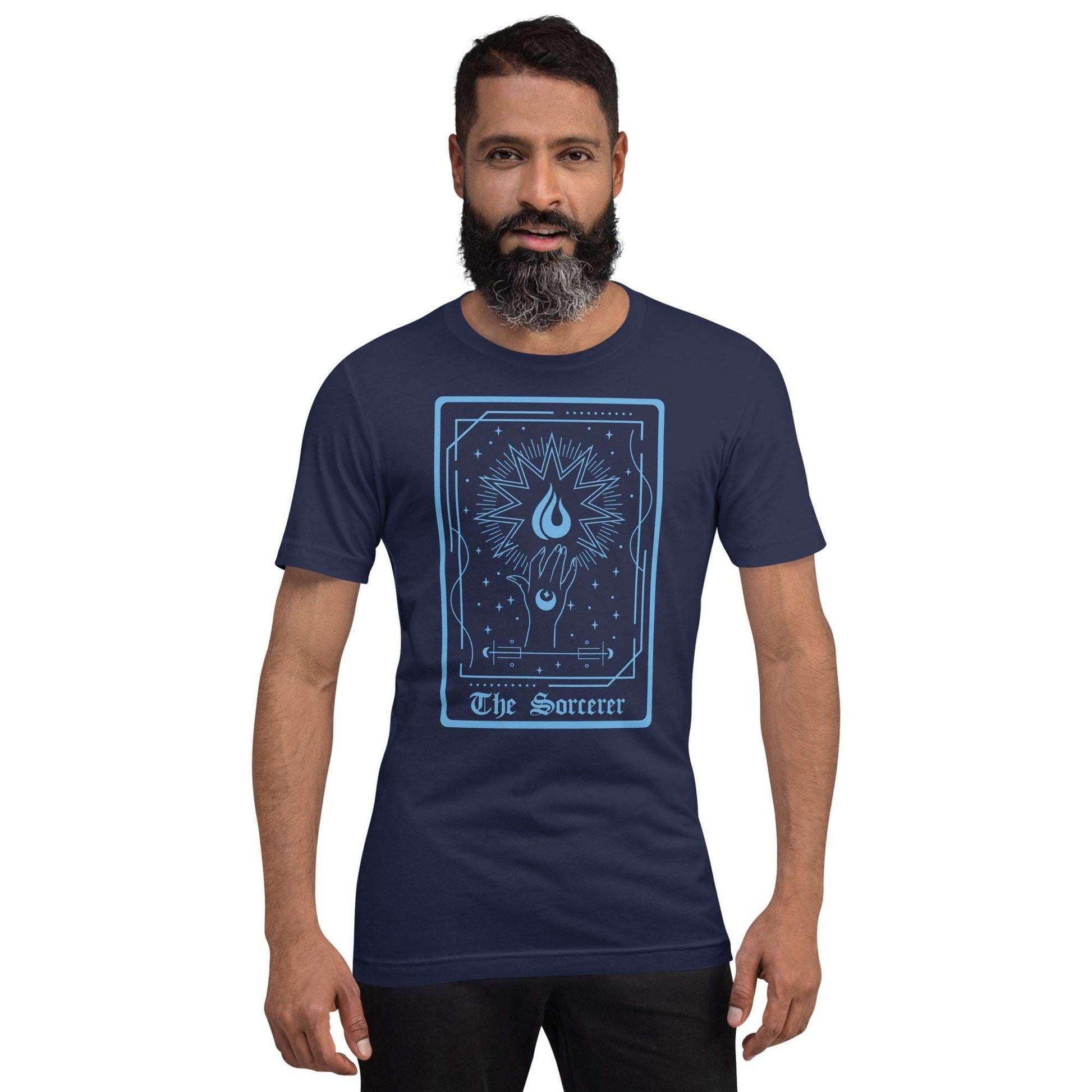 Printify T-Shirt The Sorcerer Tarot Card T-Shirt