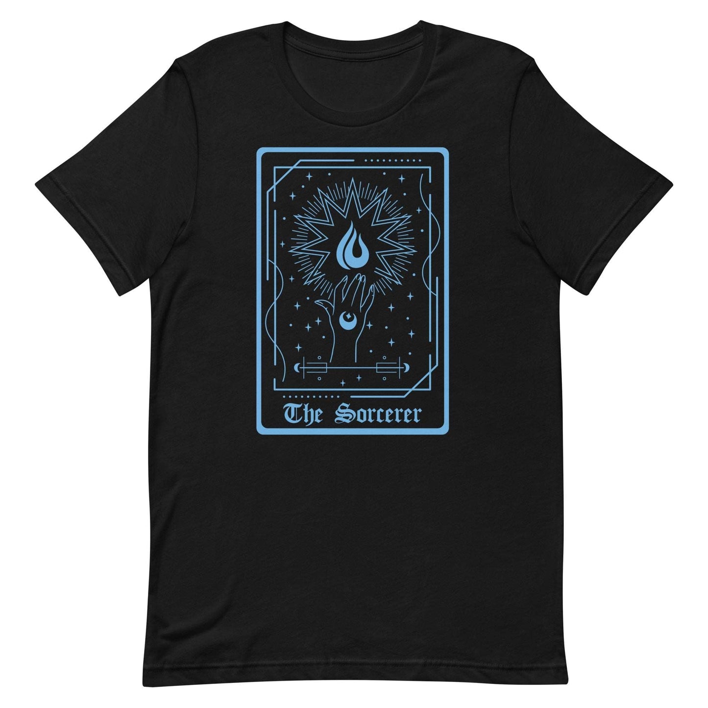 Printify T-Shirt Black / S The Sorcerer Tarot Card T-Shirt