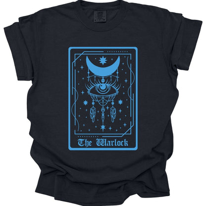 Printify T-Shirt Black / S The Warlock Tarot Card T-Shirt - Comfort Colors