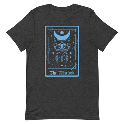 Printify T-Shirt Dark Grey Heather / S The Warlock Tarot Card T-Shirt