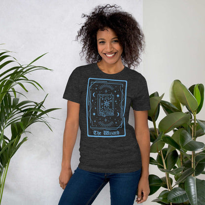 Printify T-Shirt The Wizard Tarot Card T-Shirt