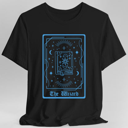 Printify T-Shirt Black / S The Wizard Tarot Card T-Shirt