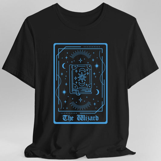 Printify T-Shirt Black / S The Wizard Tarot Card T-Shirt