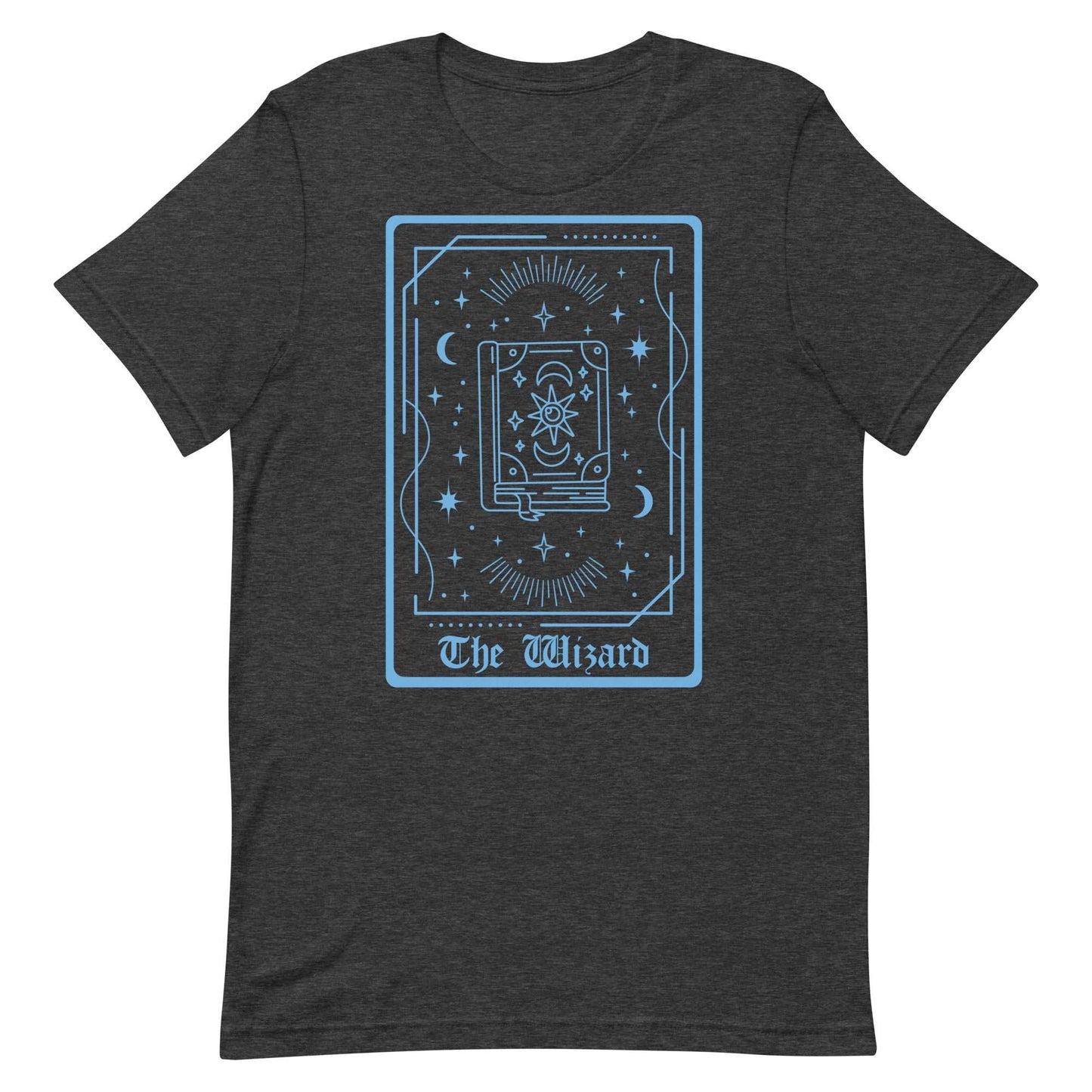 Printify T-Shirt Dark Grey Heather / S The Wizard Tarot Card T-Shirt