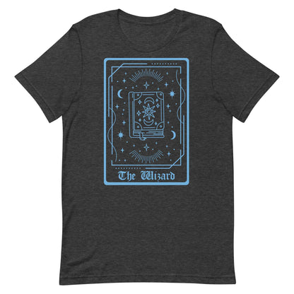 Printify T-Shirt Dark Grey Heather / S The Wizard Tarot Card T-Shirt