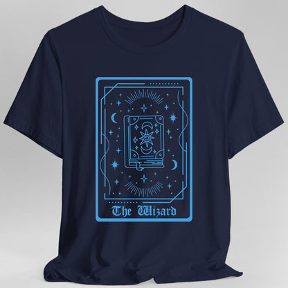 Printify T-Shirt Navy / S The Wizard Tarot Card T-Shirt