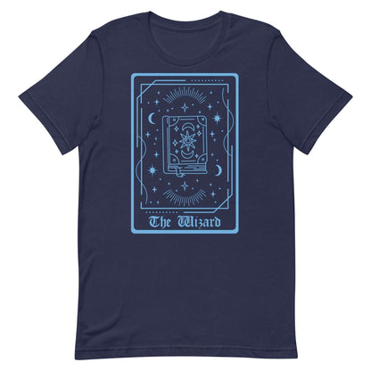 Printify T-Shirt Navy / S The Wizard Tarot Card T-Shirt