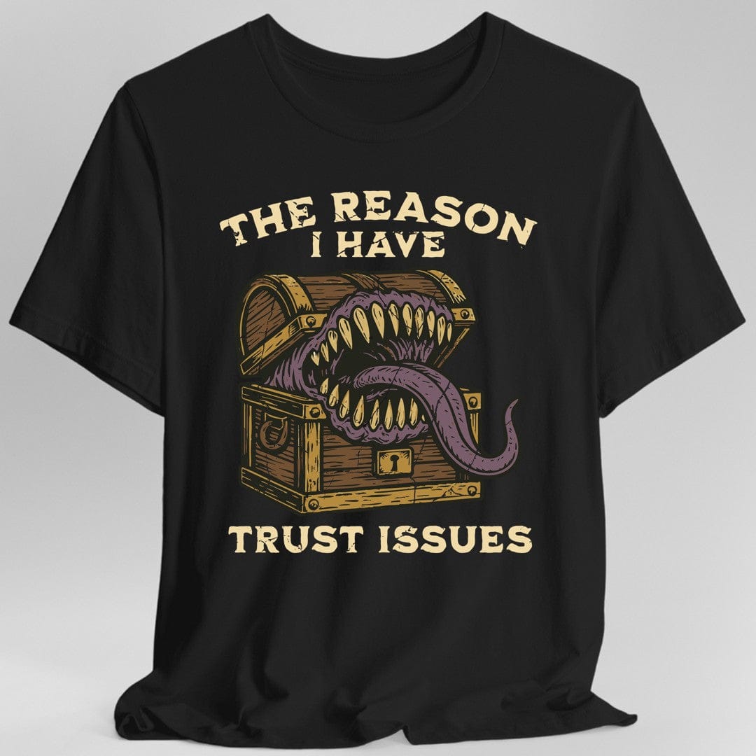 Printify T-Shirt Black / S Trust Issues Mimic Shirt