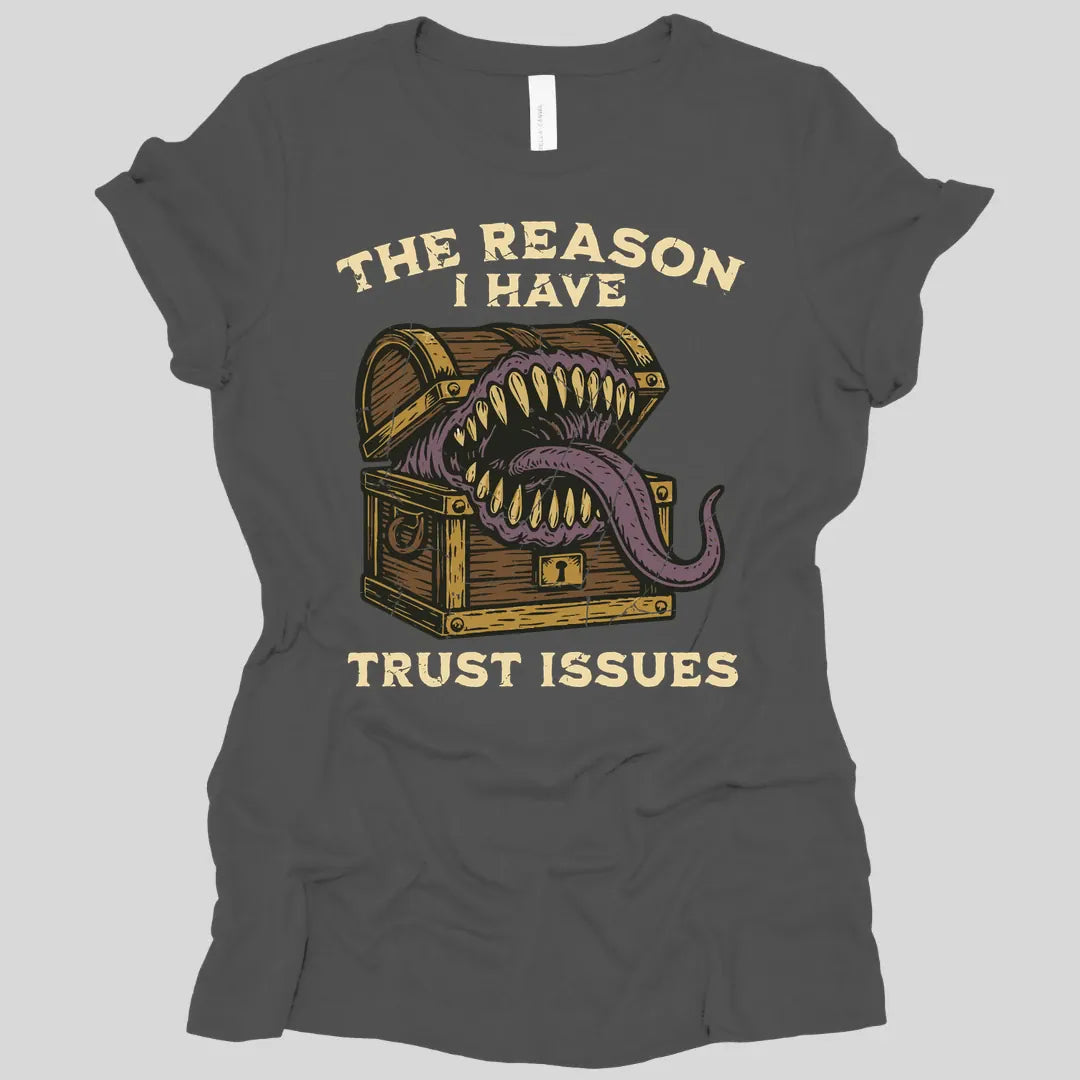 Printify T-Shirt Asphalt / S Trust Issues Mimic Women's T-shirt