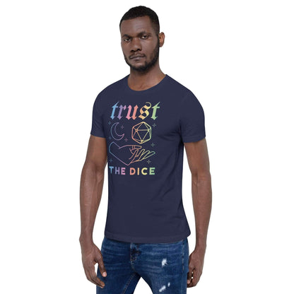 Printify T-Shirt Trust The Dice Celestial D&D T-Shirt