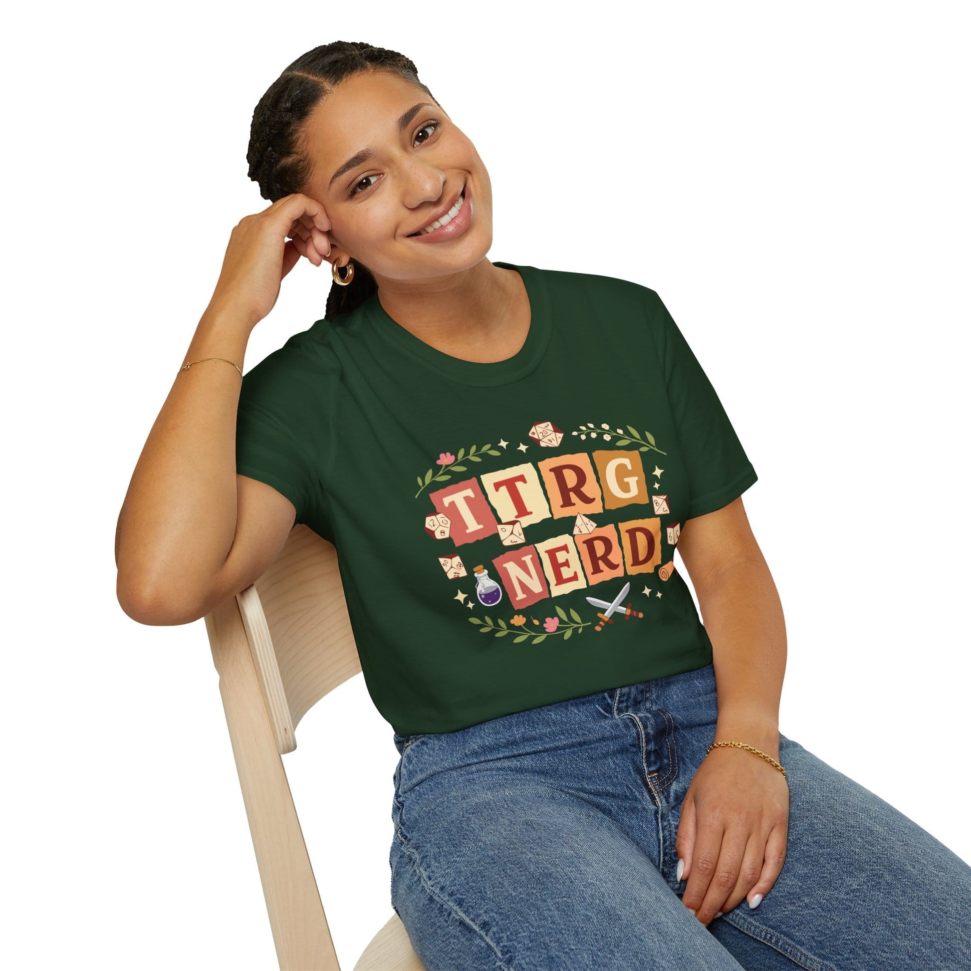 Printify T-Shirt TTRPG Nerd T-Shirt