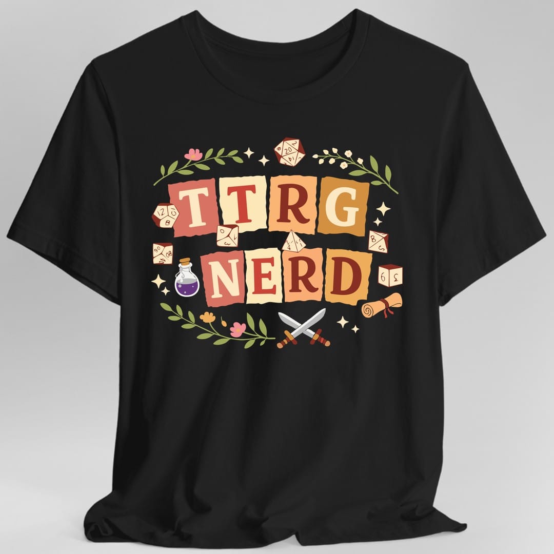 Printify T-Shirt Black / S TTRPG Nerd T-Shirt