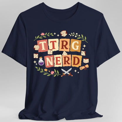 Printify T-Shirt Navy / S TTRPG Nerd T-Shirt