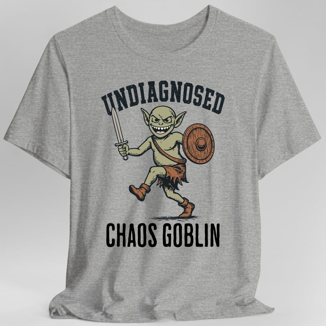 Printify T-Shirt Sport Grey / S Undiagnosed Chaos Goblin T-Shirt