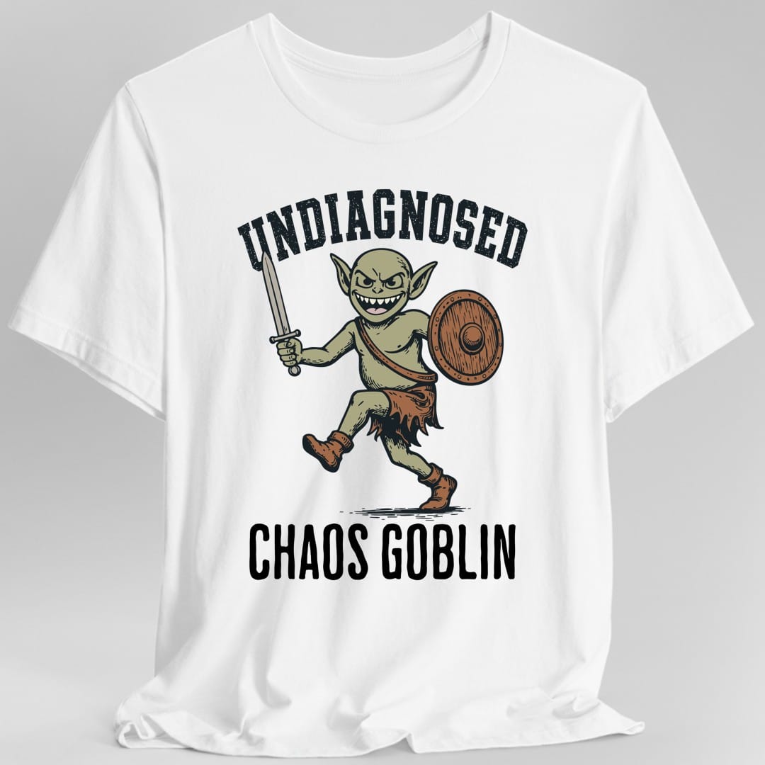 Printify T-Shirt White / S Undiagnosed Chaos Goblin T-Shirt