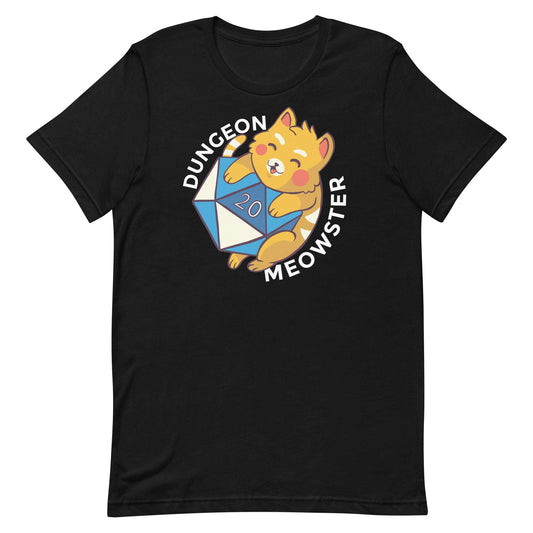 Dungeon Meowster T-Shirt – Kawaii Cat Dungeon Master DM Tee