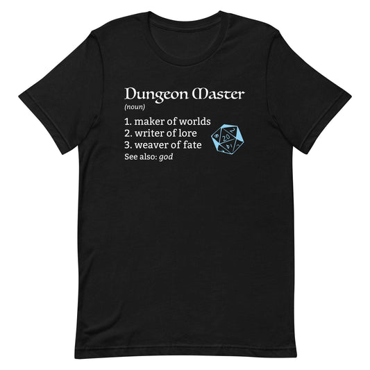 Dungeon Master Definition T-Shirt – Funny DnD DM Definition Tee