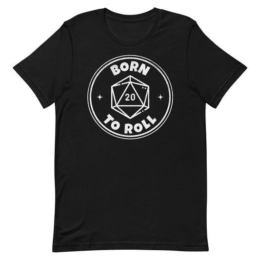 DnD Born To Roll D20 Shirt - Dungeons & Dragons D20 Tshirt