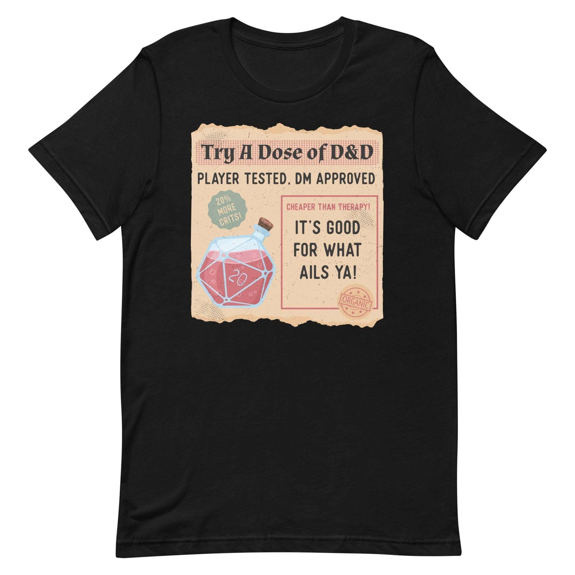 Printify T-Shirt Vintage DnD Health Potion T-Shirt