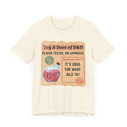 Printify T-Shirt Vintage DnD Health Potion T-Shirt