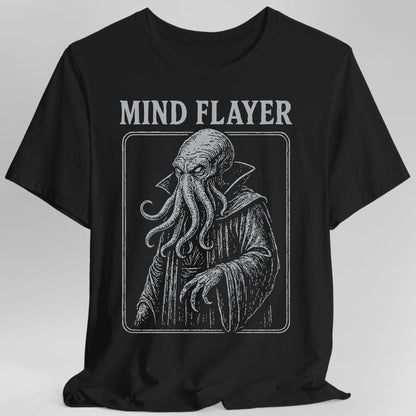 Printify T-Shirt Black / S Vintage Mind Flayer T-Shirt