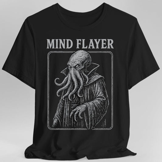 Printify T-Shirt Black / S Vintage Mind Flayer T-Shirt