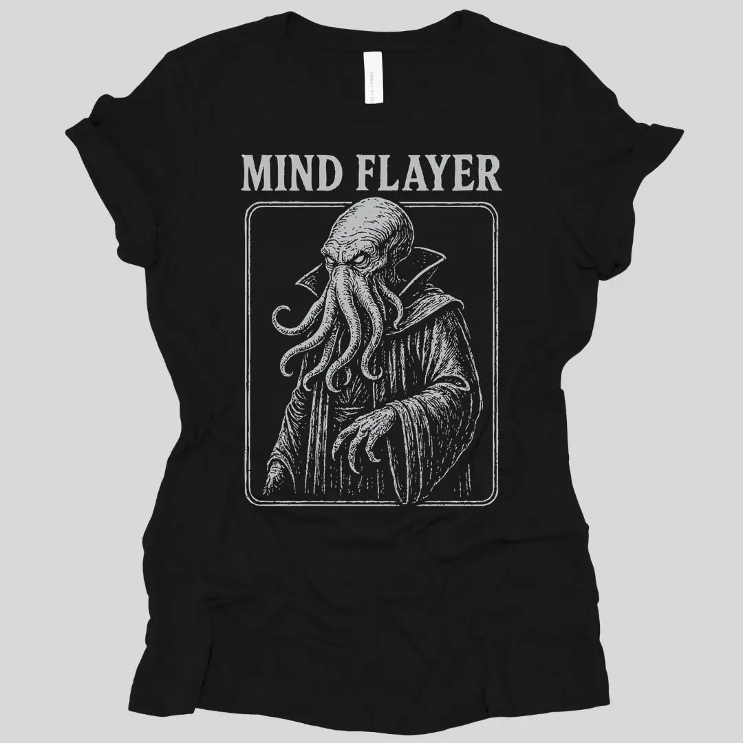 Printify T-Shirt Black / S Vintage Mind Flayer Women's T-shirt