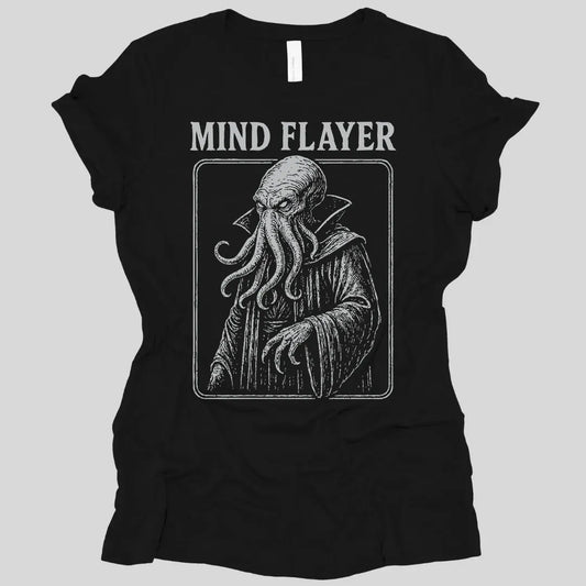 Printify T-Shirt Black / S Vintage Mind Flayer Women's T-shirt