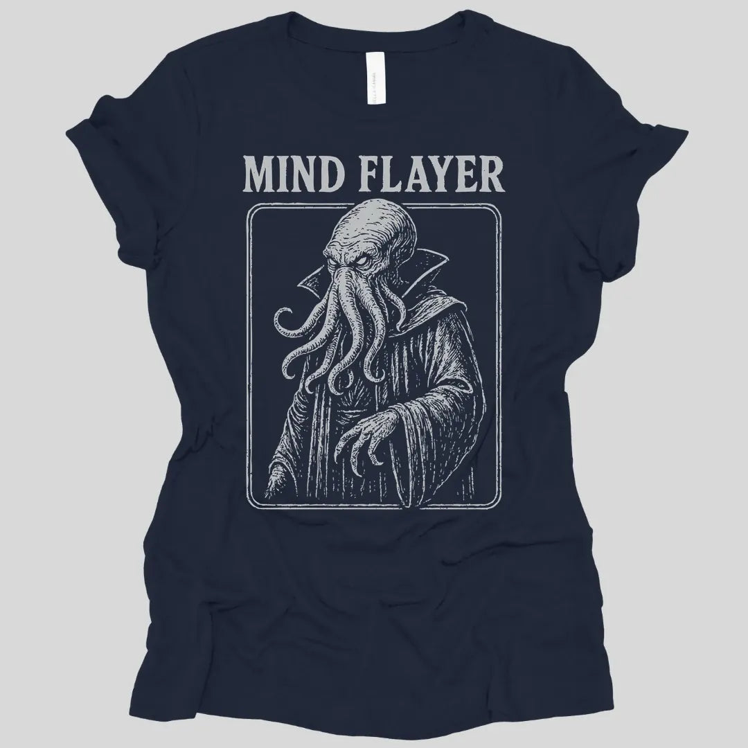 Printify T-Shirt Navy / S Vintage Mind Flayer Women's T-shirt