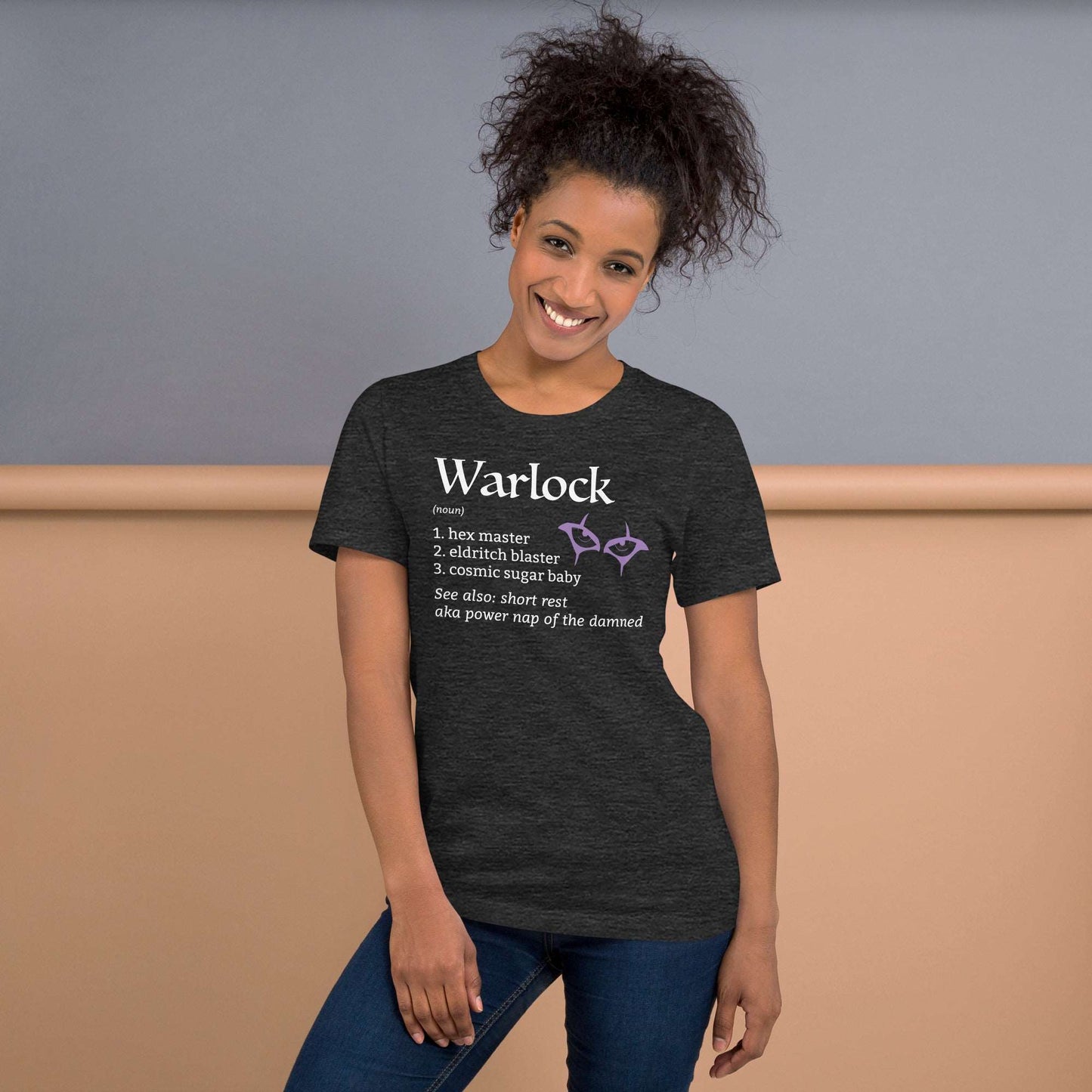 Printify T-Shirt Warlock Class Definition T-Shirt