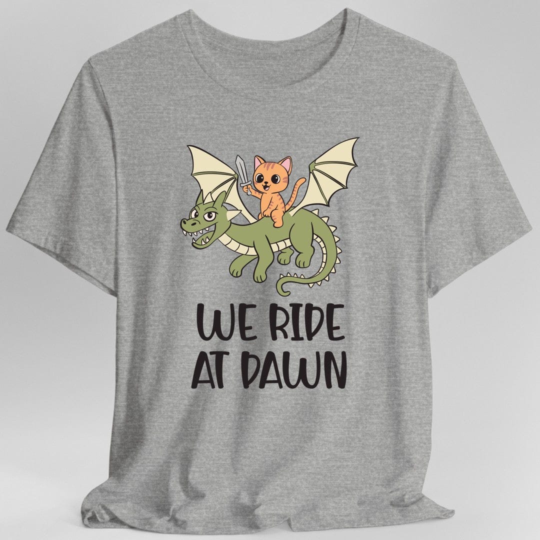 Printify T-Shirt Sport Grey / S We Ride at Dawn Shirt