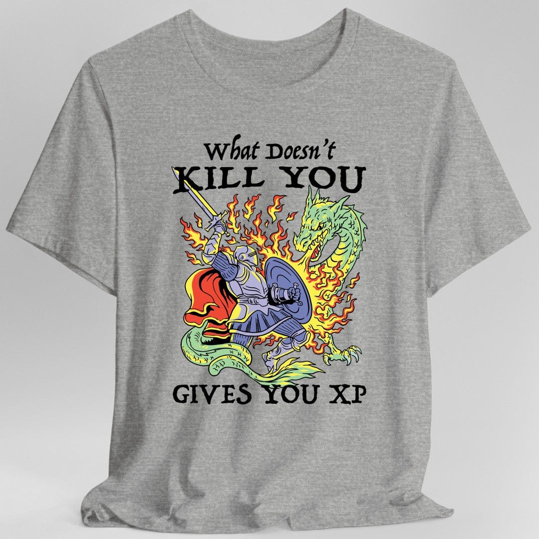 Printify T-Shirt Sport Grey / S What Doesn't Kill You Gives You XP T-Shirt