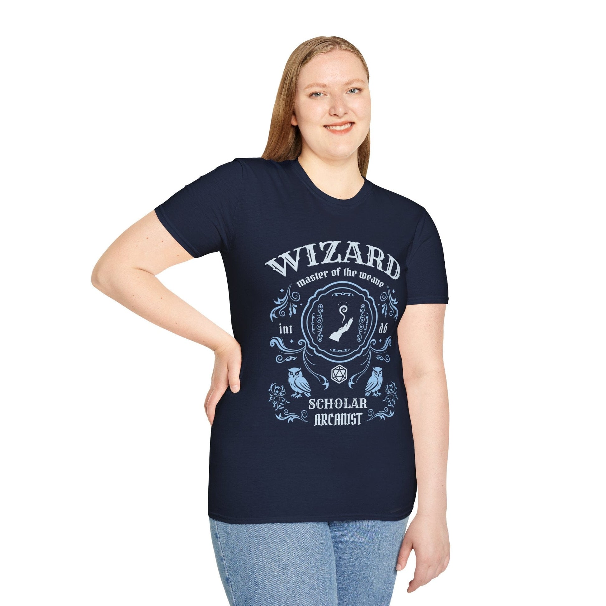 Printify T-Shirt Wizard Class Vintage Label T-Shirt