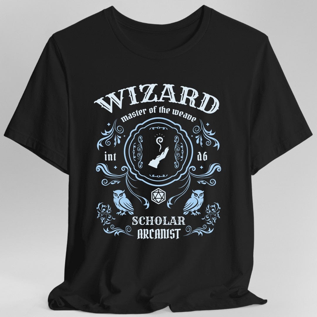 Printify T-Shirt Black / S Wizard Class Vintage Label T-Shirt