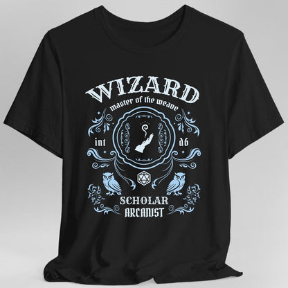 Printify T-Shirt Black / S Wizard Class Vintage Label T-Shirt