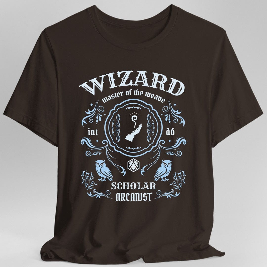 Printify T-Shirt Dark Chocolate / S Wizard Class Vintage Label T-Shirt