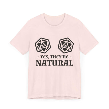 Printify T-Shirt Yes They're Natural DnD Shirt