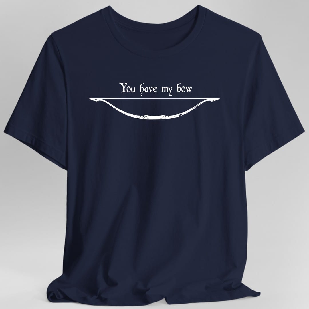 Printify T-Shirt Navy / S You Have My Bow T-Shirt